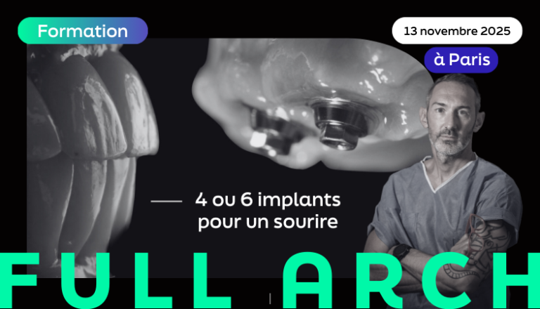 Visuel de la formation 4 ou 6 implants pour un sourire présentée par Matthieu collin