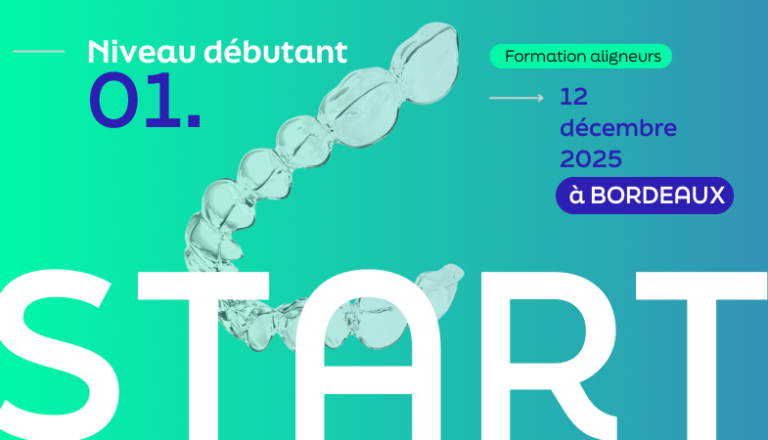 Visuel de la formation aligneurs START du 12 décembre 2025